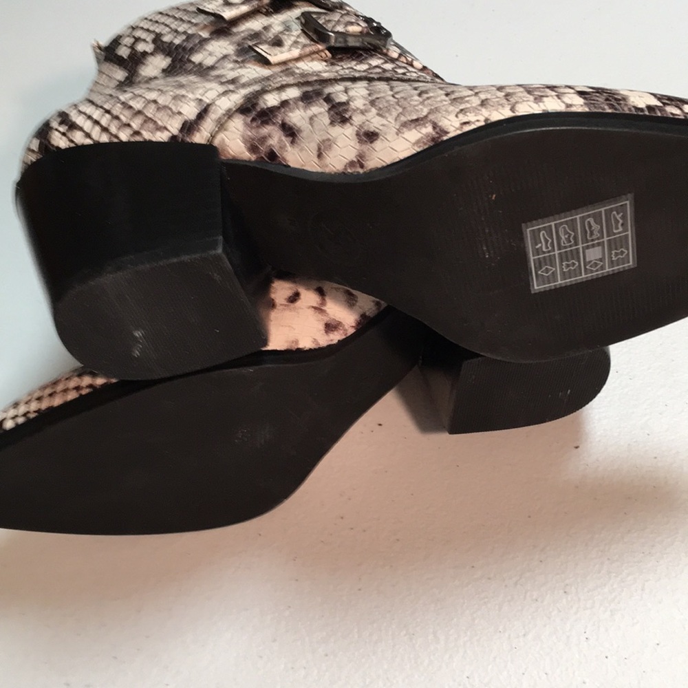 MICHAEL Michael Kors Snake Print Ankle Boots - Picture 6 of 11